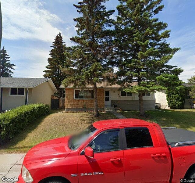 Street view of 455 Penswood Road SE, Calgary