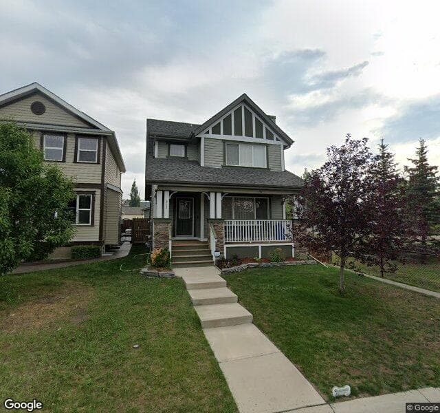 Street view of 313 Copperstone Gardens SE, Calgary