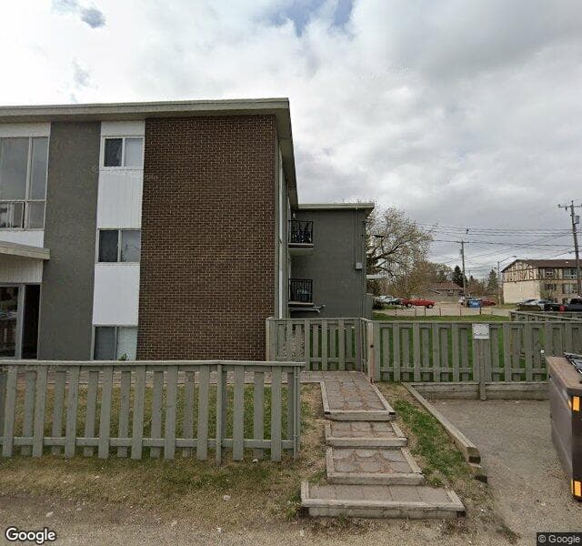 Street view of 102-10040 151 Street NW, Edmonton