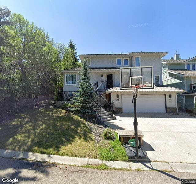 Street view of 63 Stratton Crescent SW, Calgary