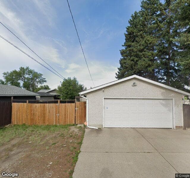 Street view of 9641 163 Street NW, Edmonton