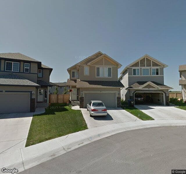 Street view of 87 Everwoods Park SW, Calgary