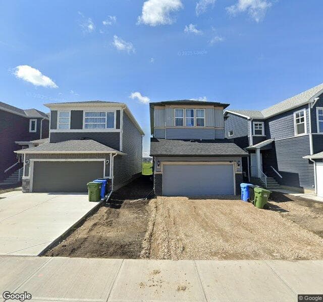 Street view of 328 Belmont Park SW, Calgary