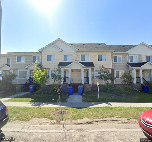 Street view of 8399 Saddlebrook Drive NE, Calgary