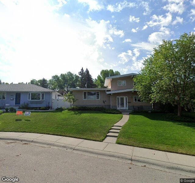 Street view of 4848 Vandoos Place NW, Calgary