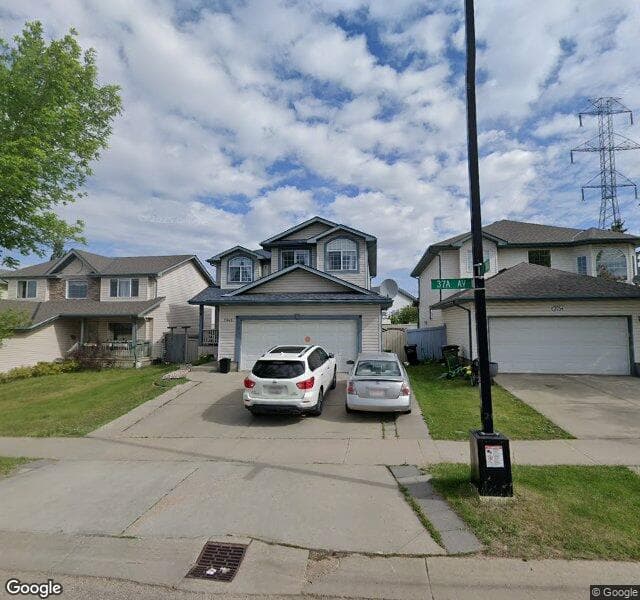Street view of 2848 37A Avenue NW, Edmonton