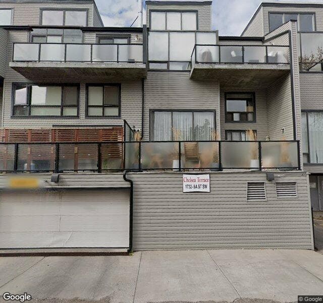 Street view of 401-1732 9A Street SW, Calgary