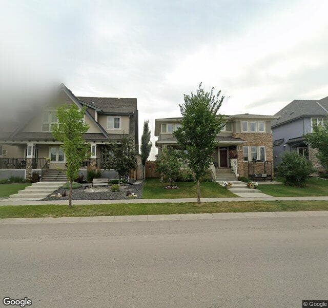 Street view of 739 Mahogany Boulevard SE, Calgary