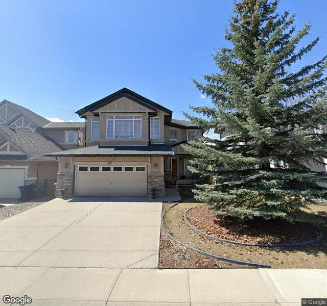 Street view of 82 Panatella Circle NW, Calgary