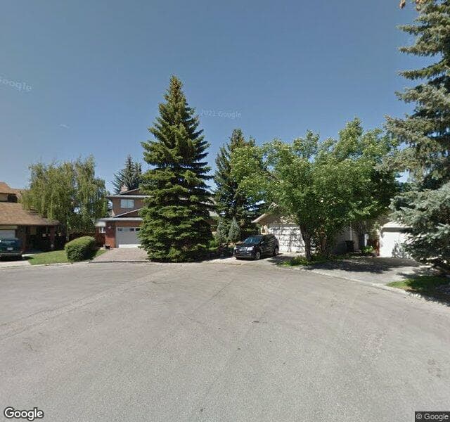 Street view of 119 Woodglen Place SW, Calgary