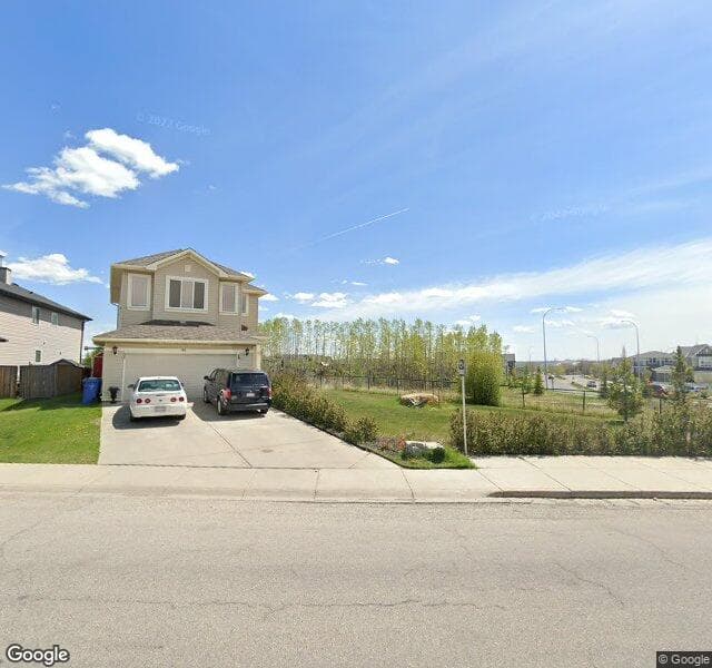 Street view of 99 Tuscany Springs Hill NW, Calgary