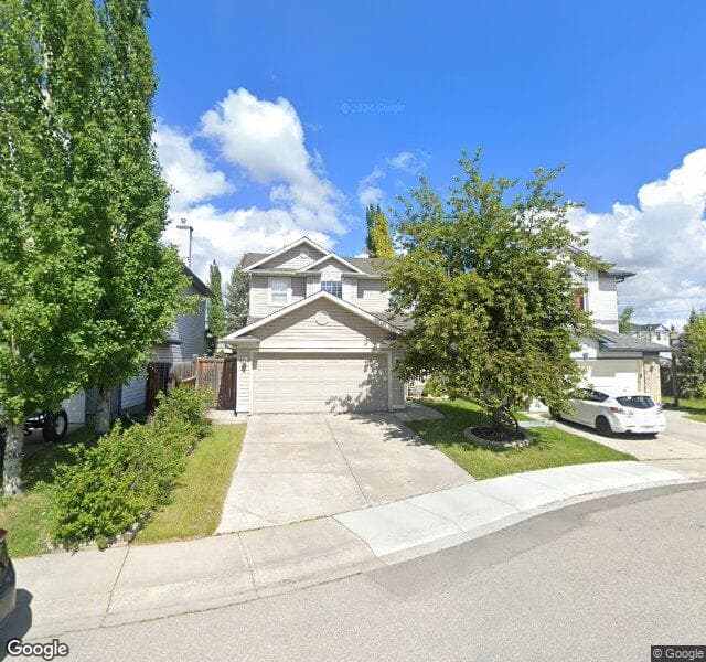 Street view of 140 Tuscany Hills Circle NW, Calgary