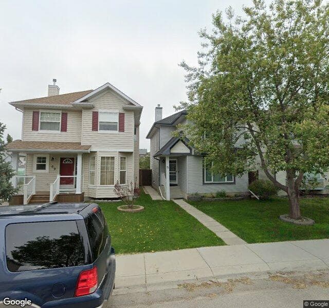 Street view of 73 Cramond Close SE, Calgary