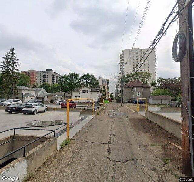 Street view of 707-10025 115 Street NW, Edmonton