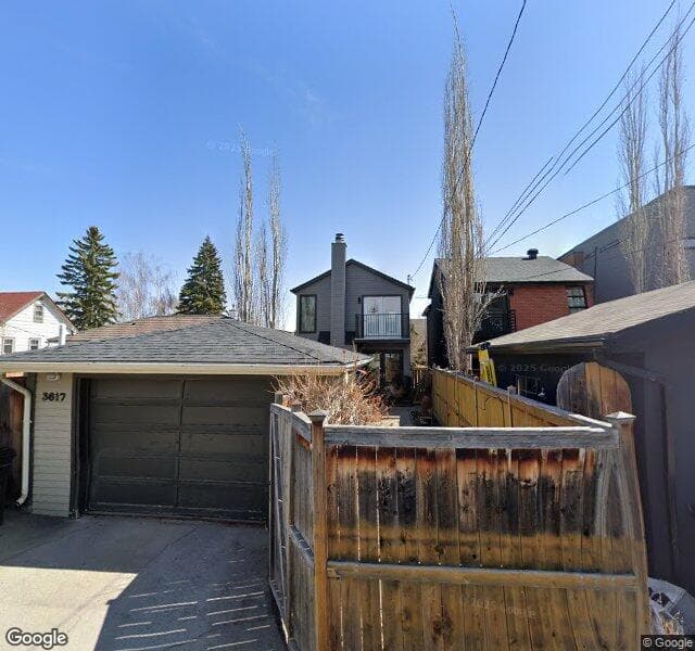 Street view of 3617 1A Street SW, Calgary