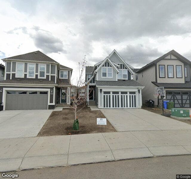 Street view of 107 Magnolia Gate SE, Calgary