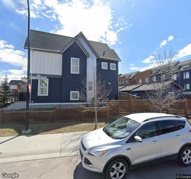 Street view of 1159 Livingston Way NE, Calgary