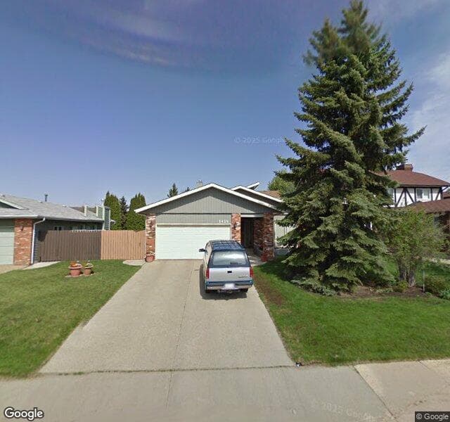 Street view of 1419 109 Street NW, Edmonton