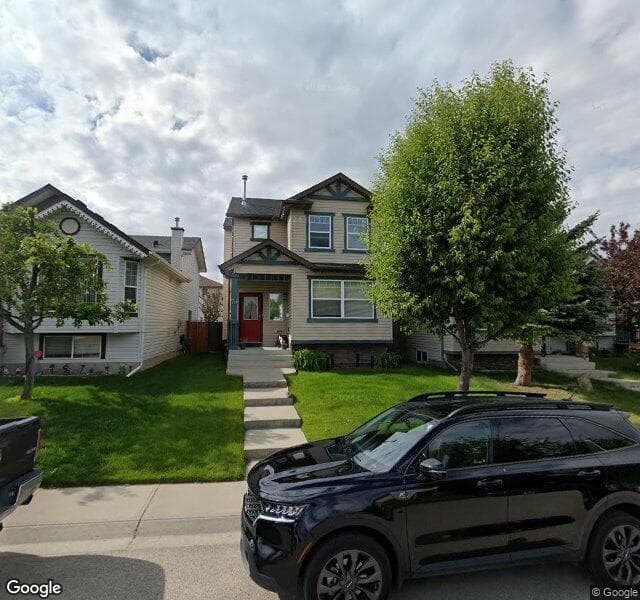 Street view of 70 Covehaven View NE, Calgary