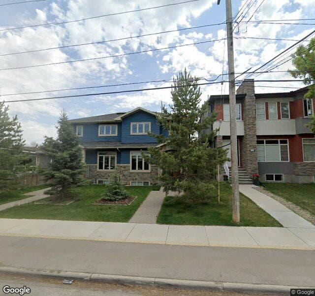 Street view of 1727 24 Avenue NW, Calgary