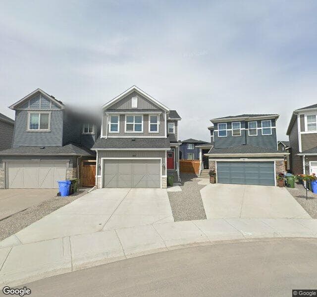 Street view of 86 Creekstone Square SW, Calgary