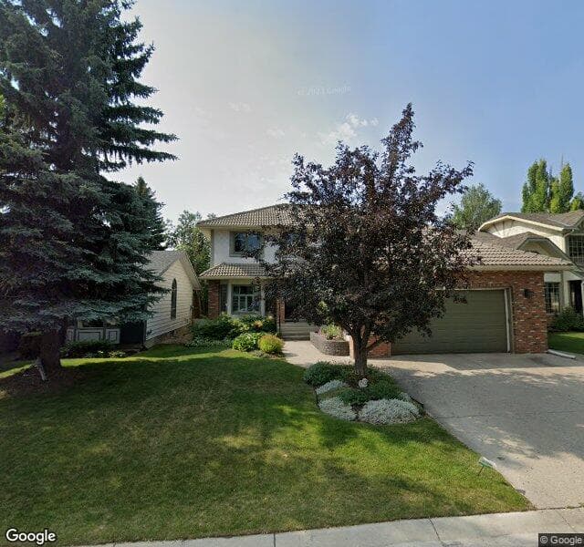 Street view of 83 Woodhaven Road SW, Calgary