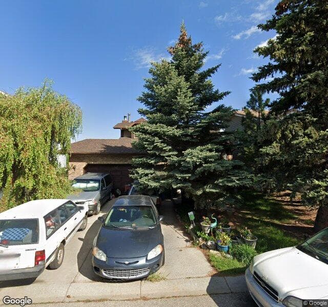 Street view of 40 Hawkcliff Place NW, Calgary