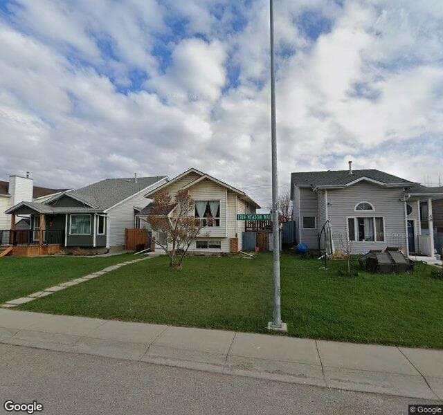Street view of 44 Erin Meadow Way SE, Calgary