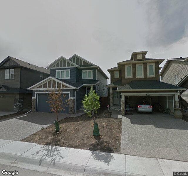 Street view of 119 Evansfield Rise NW, Calgary