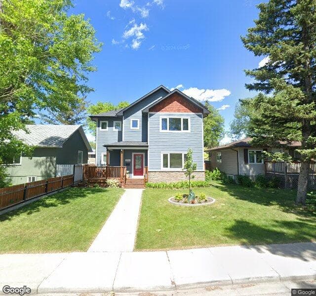 Street view of 6134A 33 Avenue NW, Calgary