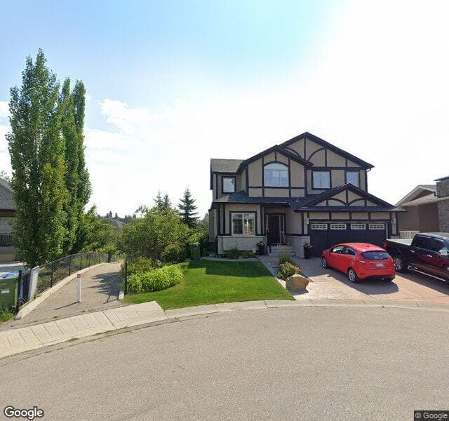Street view of 32 Elmont Green SW, Calgary