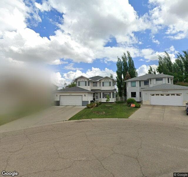 Street view of 15711 131 Street NW, Edmonton
