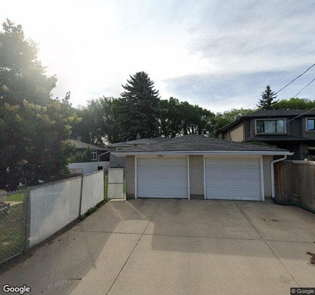 Street view of 9760 146 Street NW, Edmonton