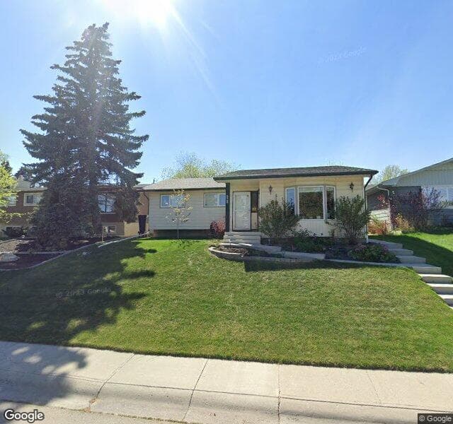 Street view of 828 Hunterston Crescent NW, Calgary