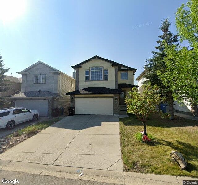 Street view of 33 Eversyde Close SW, Calgary