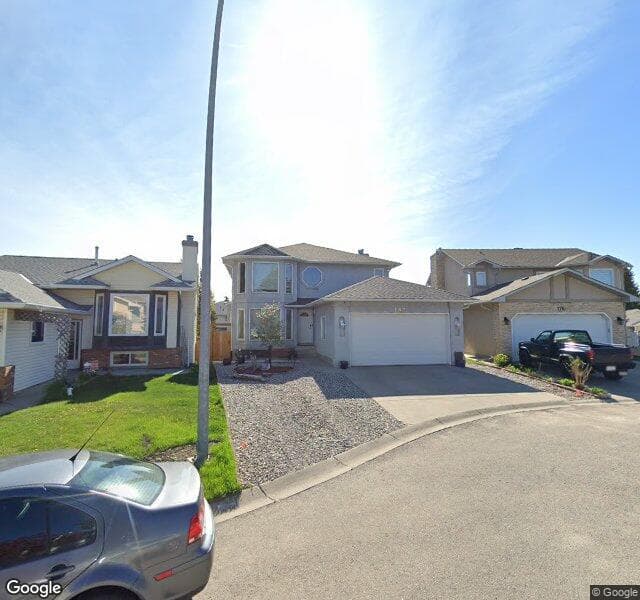 Street view of 180 Sandringham Close NW, Calgary