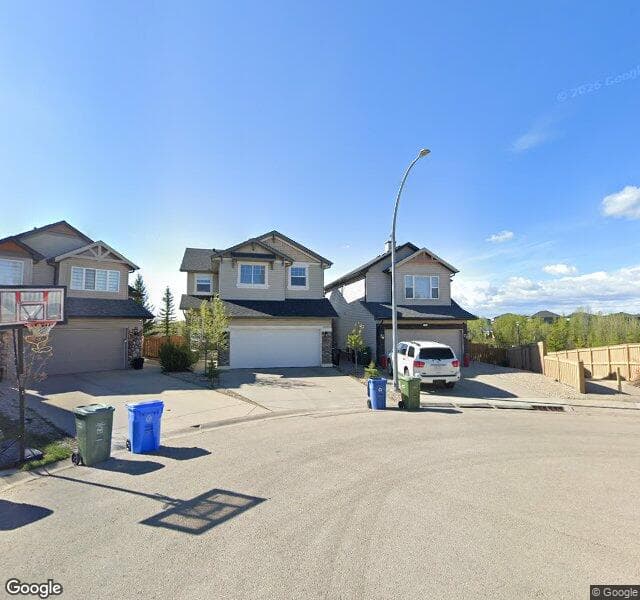 Street view of 139 Rockborough Park NW, Calgary