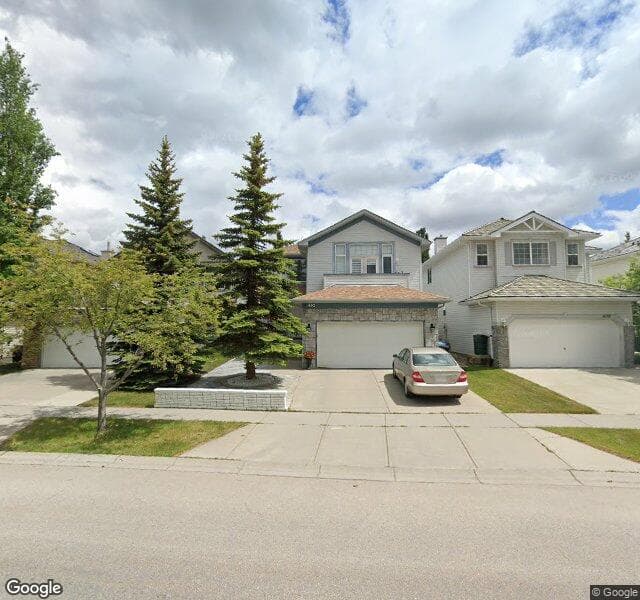 Street view of 402 Rocky Ridge Drive NW, Calgary