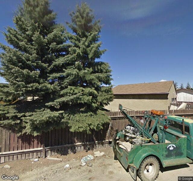 Street view of 47 Abergale Place NE, Calgary