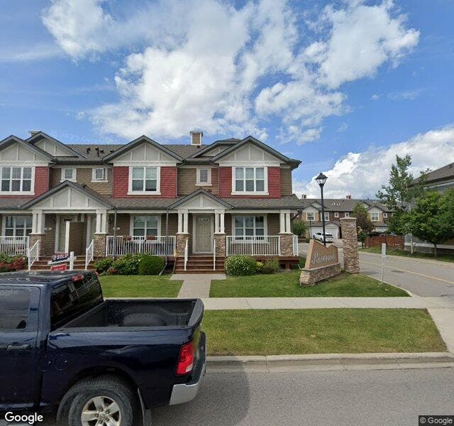 Street view of 93 Chaparral Valley Drive SE, Calgary