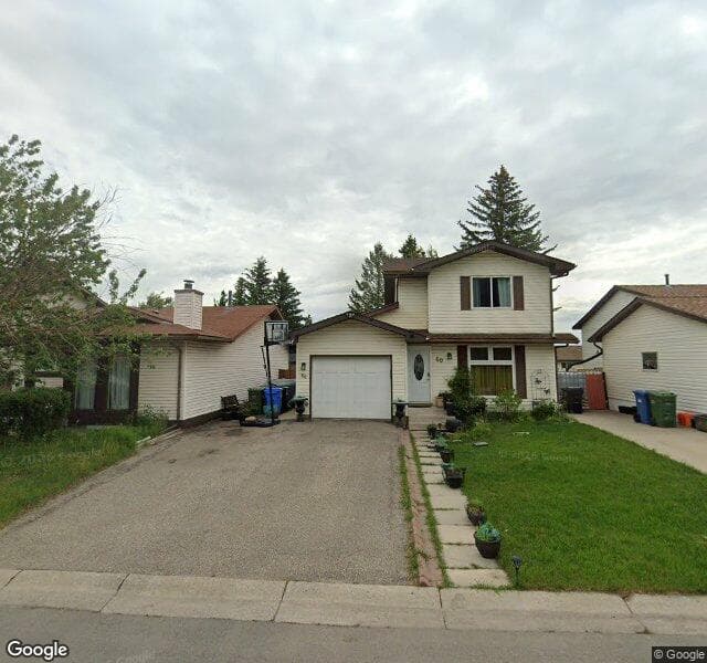 Street view of 60 Pinebrook Close NE, Calgary