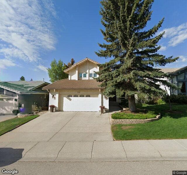 Street view of 156 Hawkview Manor Circle NW, Calgary