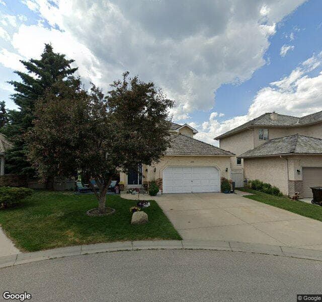 Street view of 216 Diamond Point SE, Calgary