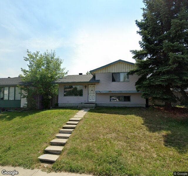 Street view of 255 Woodside Circle SW, Calgary