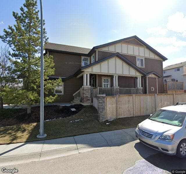 Street view of 739 Panamount Boulevard NW, Calgary