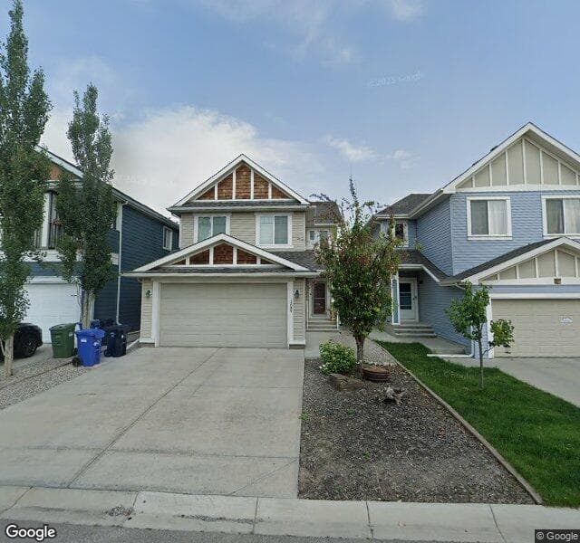 Street view of 108 Copperpond Mews SE, Calgary