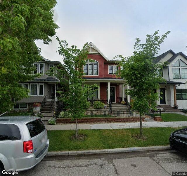 Street view of 2027 7 Avenue SE, Calgary