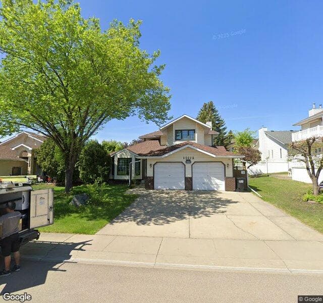 Street view of 15612 63 Street NW, Edmonton