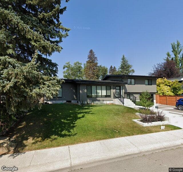 Street view of 37 Cherovan Drive SW, Calgary