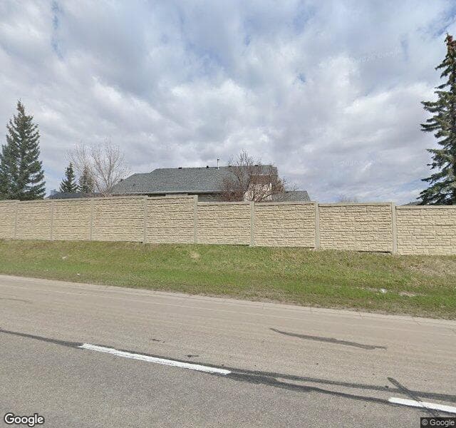 Street view of 614 Hidden Vale Place NW, Calgary